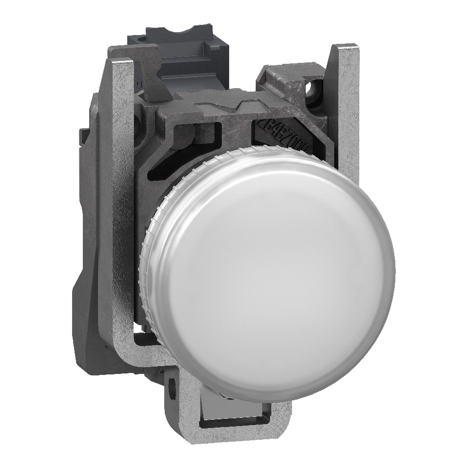XB4BVB1-Luz-piloto-XB4,-22mm,-metalica,-azul,-lente-simple-con-LED-integral,-110…120-VAC