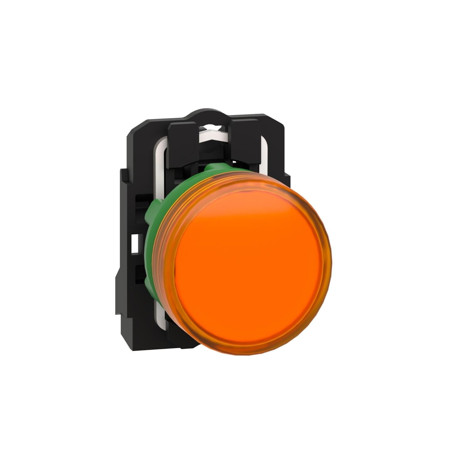 XB5AVM5-Harmony-XB5,-Luz-Piloto,-plastic,-orange,-Ø22,-plain-lens-with-integral-LED,-230...240-V-AC