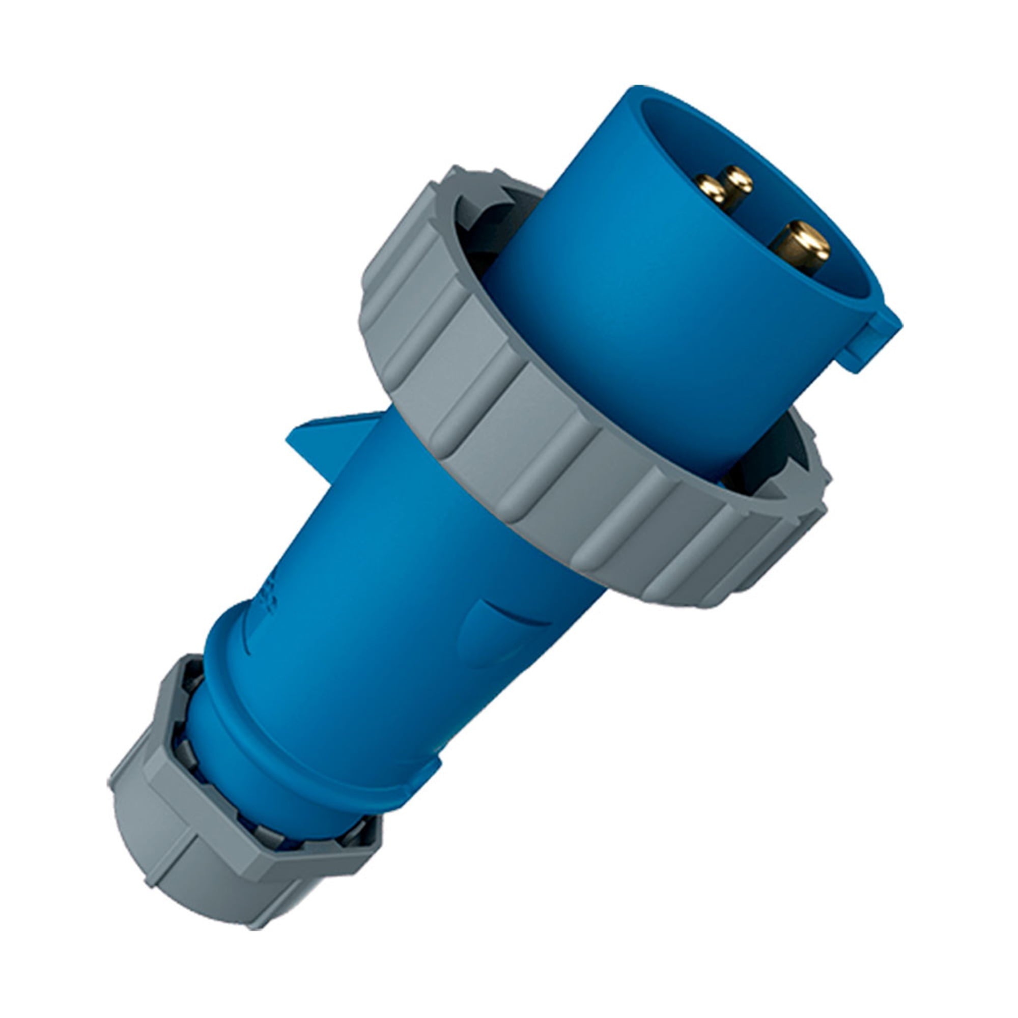 290 ENCHUFE 2X32+T 220V AZUL 6H IP67
