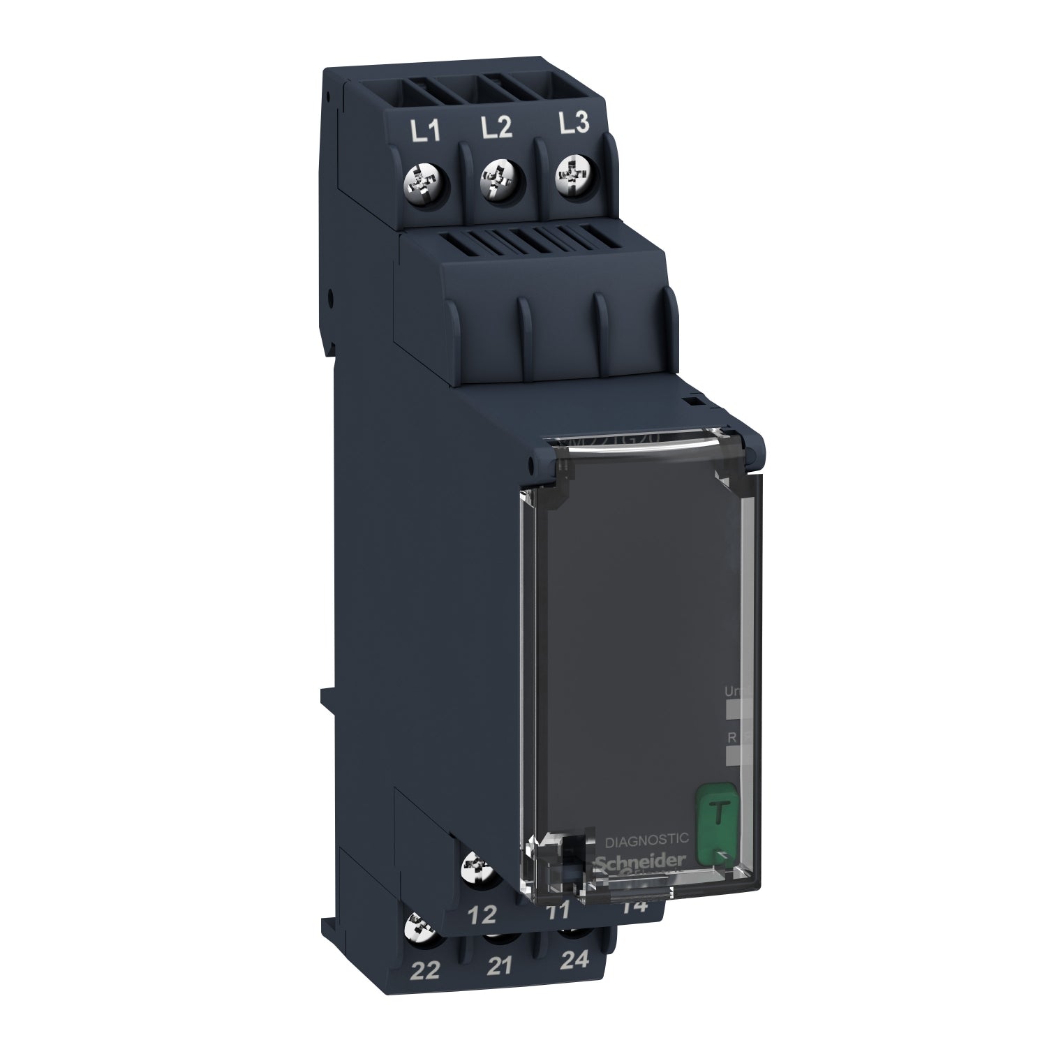 RM22TG20-Relé-de-control-trifasico,-8A,-2-CO,-183…528-V-CA