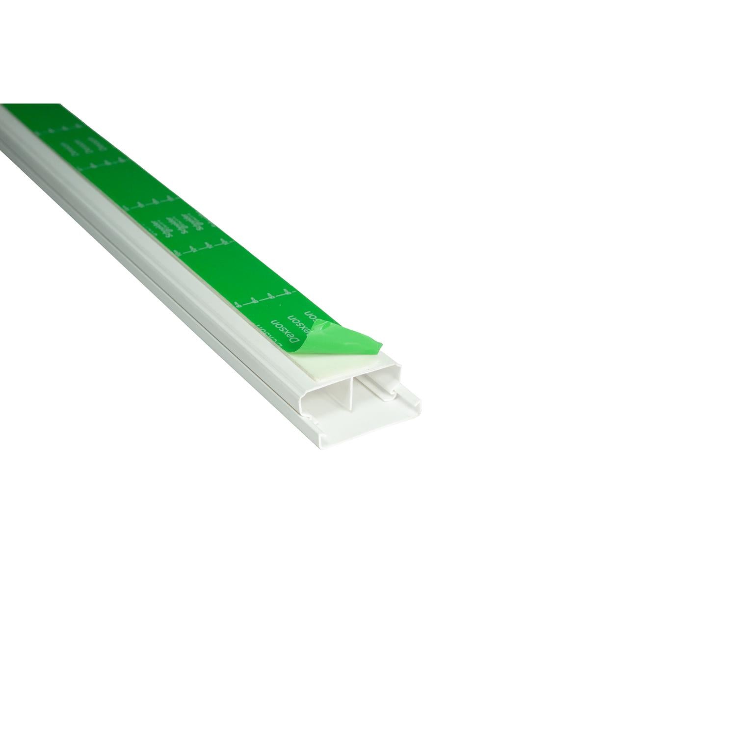 DXN10131-Canaleta-Dexson-Blanca-32x12mm-División-Adhesivo