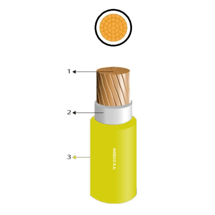 CABLE-N2XOH-UNIPOLAR-1X10MM2.-0.6/1KV.-LIBRE-HALOGENO-AMARILLO
