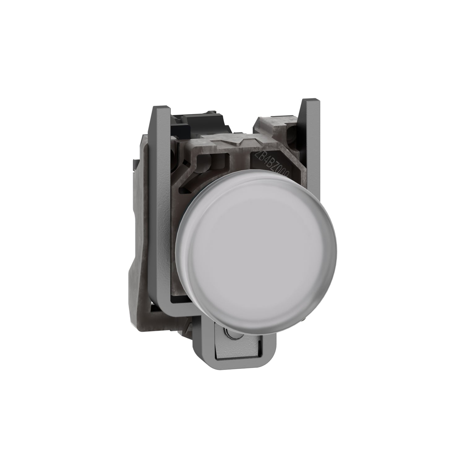 XB4BVG1-Luz-piloto-XB4,-22mm,-metalica,-azul,-lente-simple-con-LED-integral,-110…120-VAC