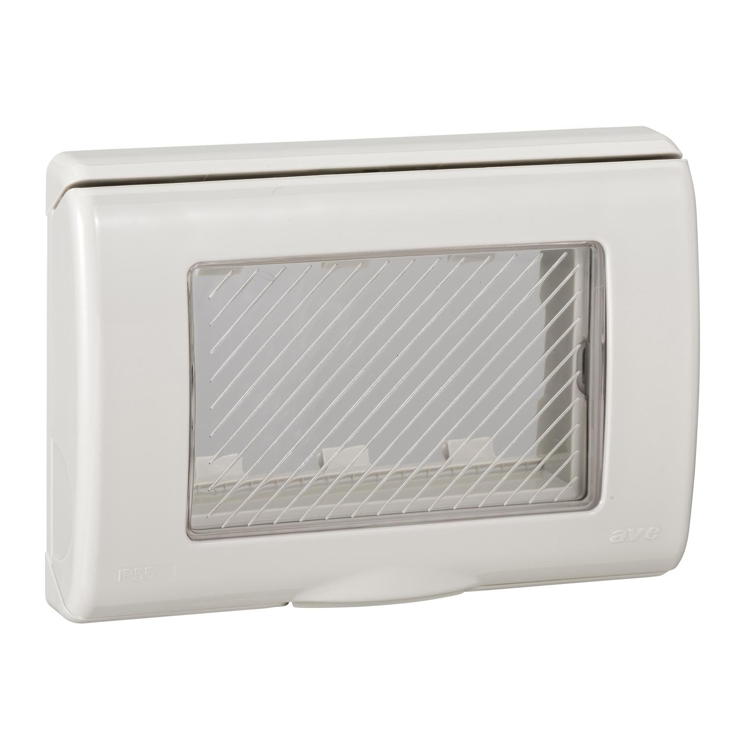 MWD090164543-Habit-21-Marco-de-cubierta-IP55-3-módulos-3-x-1-módulos-gris