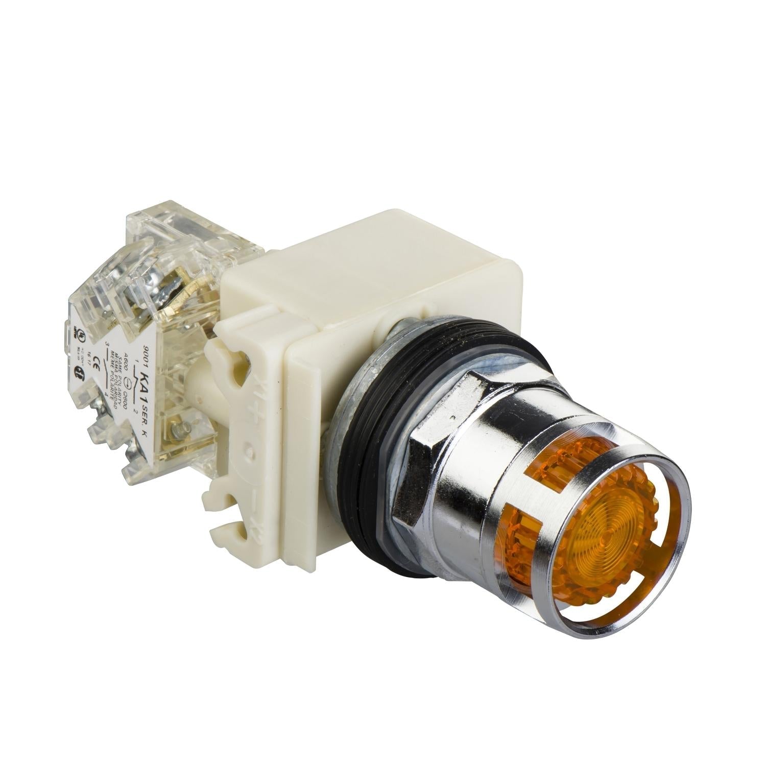 9001K3L38LYAH13-Pulsador-600vac-10a-30mm-t-k