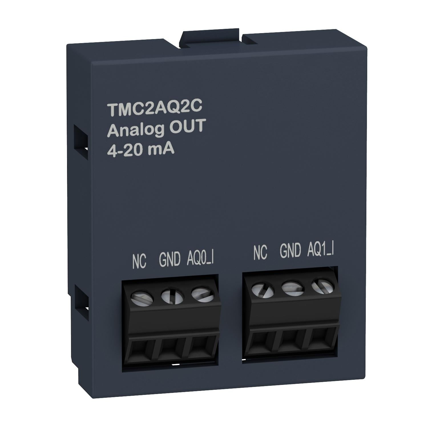 TMC2AQ2C-Cartucho-expansion-salidas-analogas-2-x-V/I-12-bits-tornillo