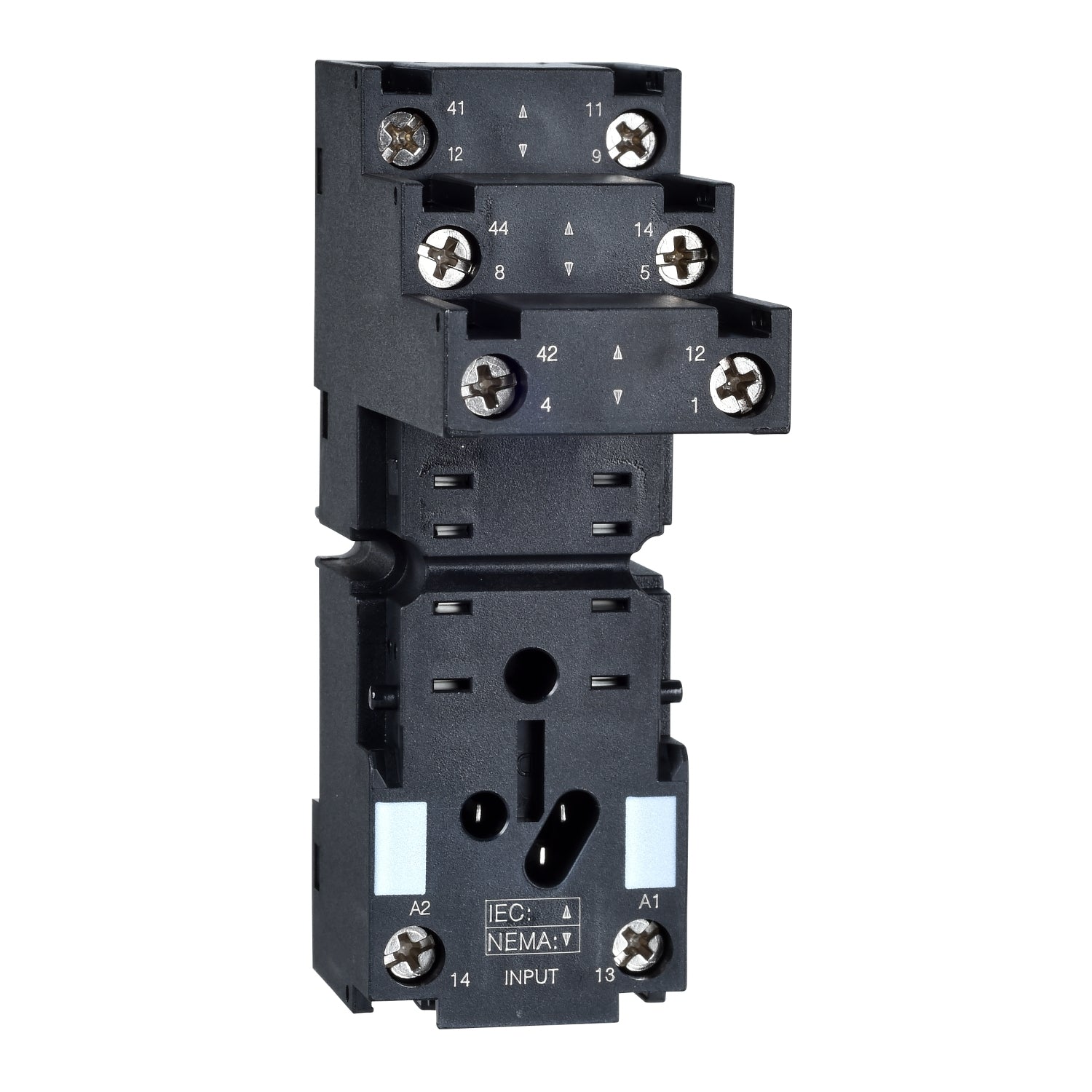 RXZE2S108M-Toma-para-relé-miniatura-Zelio-RXZ-con-contactos-independientes-conectores