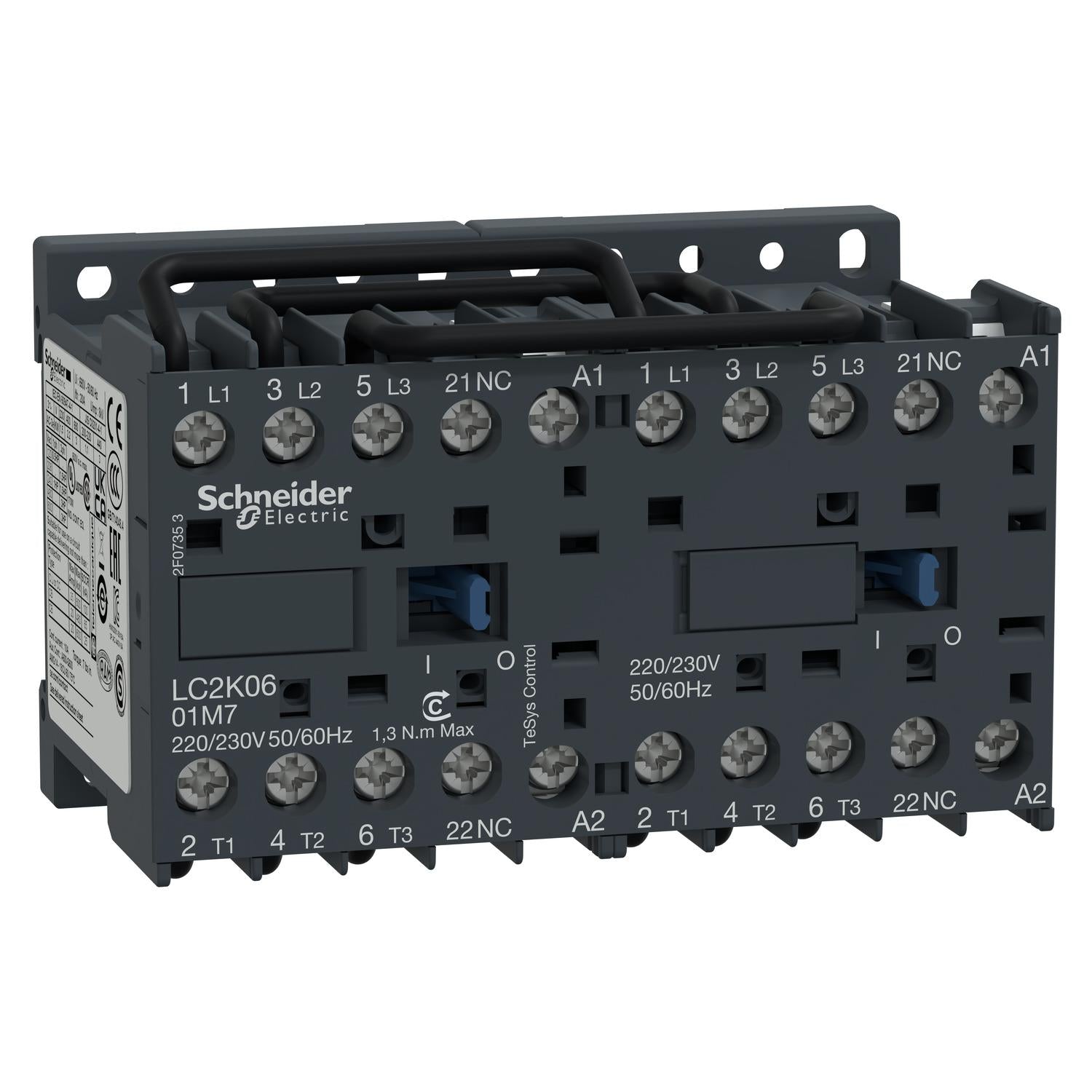 LC2K0901G7-Contactor-Inversor-TeSys-K-3P-AC-3-440-V-9-A-1NC-Bobina-120-VAC
