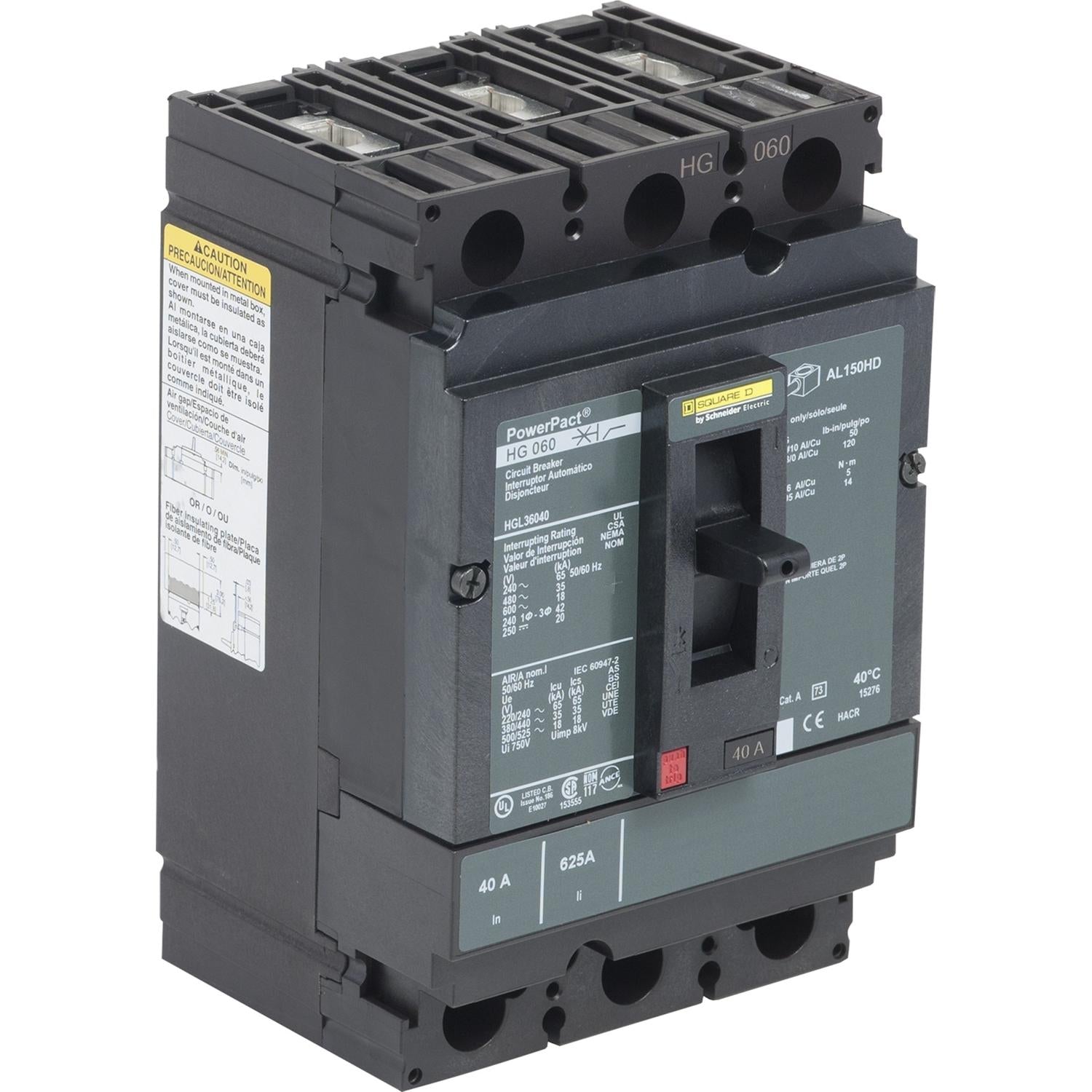 HGL36040-Interruptor-PowerPacT-H,-termomagnético,-unidad-de-montaje,-40A,-3-P,-18-kA,-600-VAC