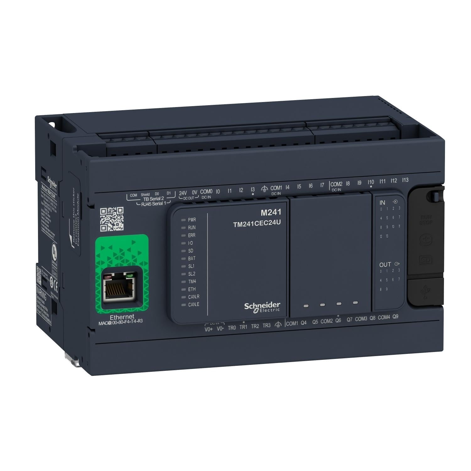TM241CE24R-Controlador-lógico,-Modicon-M241,-24-E/S-relé-Ethernet