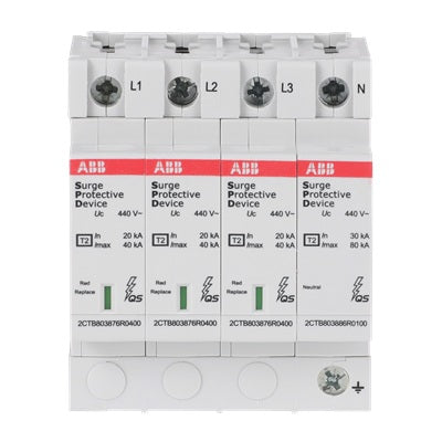 2CTB803973R1400-Limitador-de-sobretensión-OVR-T2-3N-40-440-P-QS