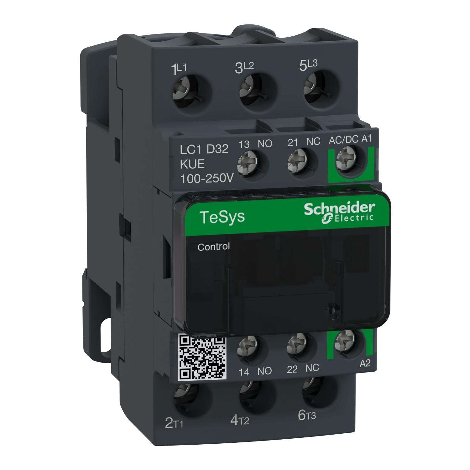 LC1D32KUE-Contactor-TeSys-D-3P-AC-3-440V-32A-Bobina-100-250-VAC-VDC