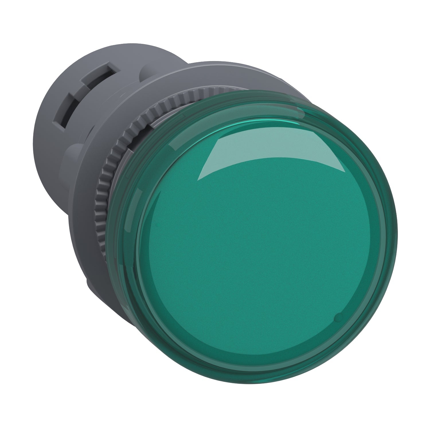 XA2EVB3LC-Luz-Piloto-Monolítica-Easy-Harmony-XA2,-plastic,-verde,-22mm,-integral-LED,-24V-AC-DC