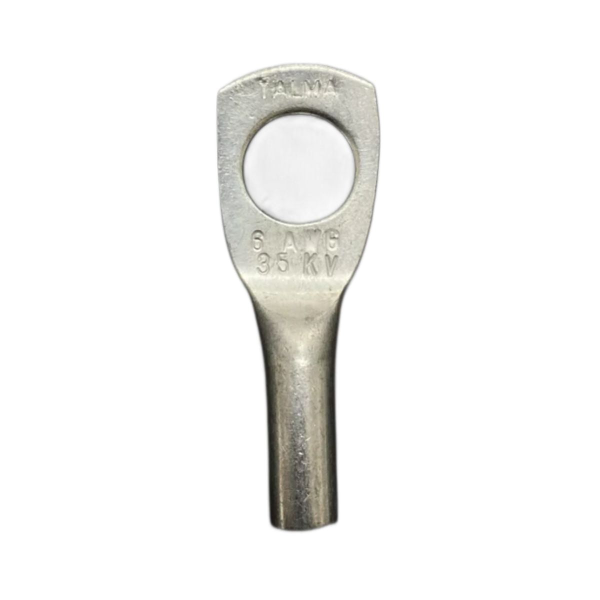 TERMINAL DE COMPRESION CU/EST P/CABLE DE 8AWG, AGUJERO 1/4