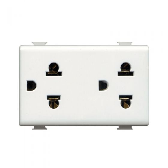 AM5025DWT-TOMACORRIENTE-UNIVERSAL-2P+T-16A-127/250V-3MOD-MATIX-BLANCO