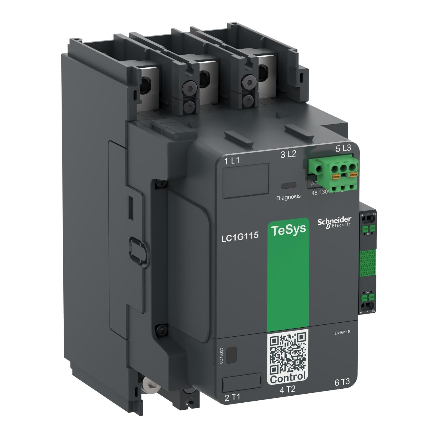 LC1G225KUEN-Contactor-de-alta-potencia-TeSys-Giga-3P-(3-NA)-AC-3-440V-225A