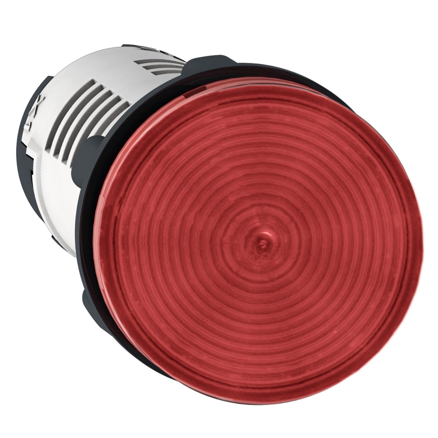 XB7EV04BP-Luz-piloto-redonda-rojo-Ø-22mm,-terminal-de-abrazadera-de-tornillo,-LED-incorporado,-24-V