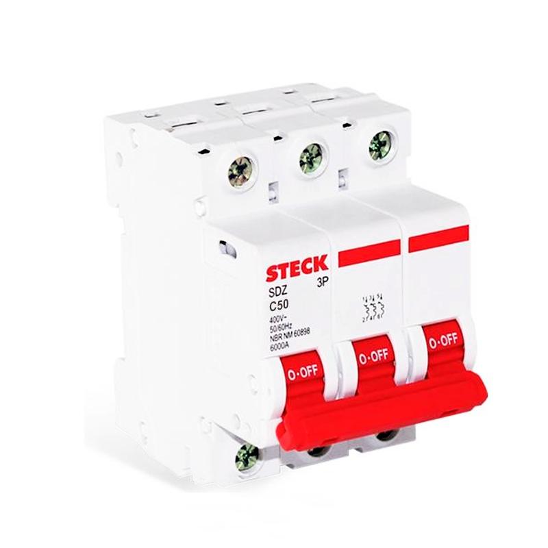 SDZD63C50-INTERRUPTOR-TERMOMAGNETICO-3P-50A-6KA/400V-10KA/230V