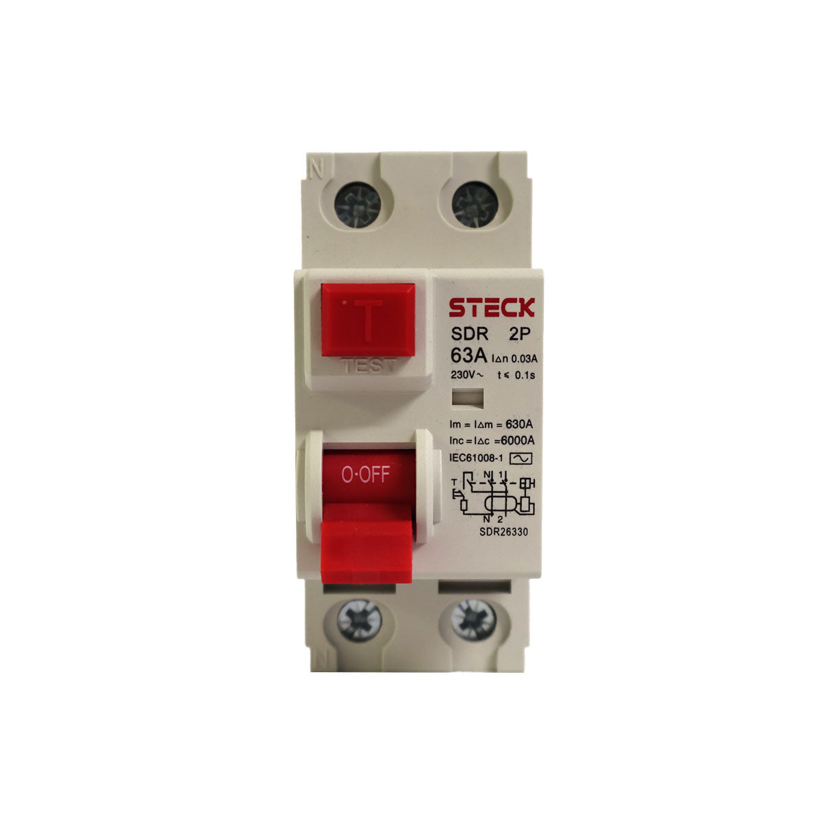 SDR26330-INTERRUPTOR-DIFERENCIAL-2P-63A-30MA-TIPO-AC