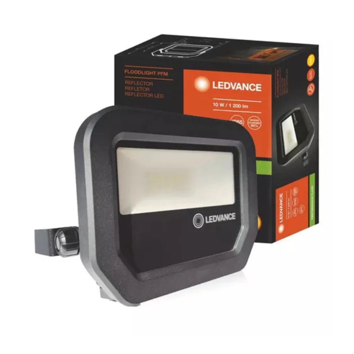 7016867 LEDVANCE FLOODLIGHT PFM 10W 100-277V 3000K IP65 NEGRO