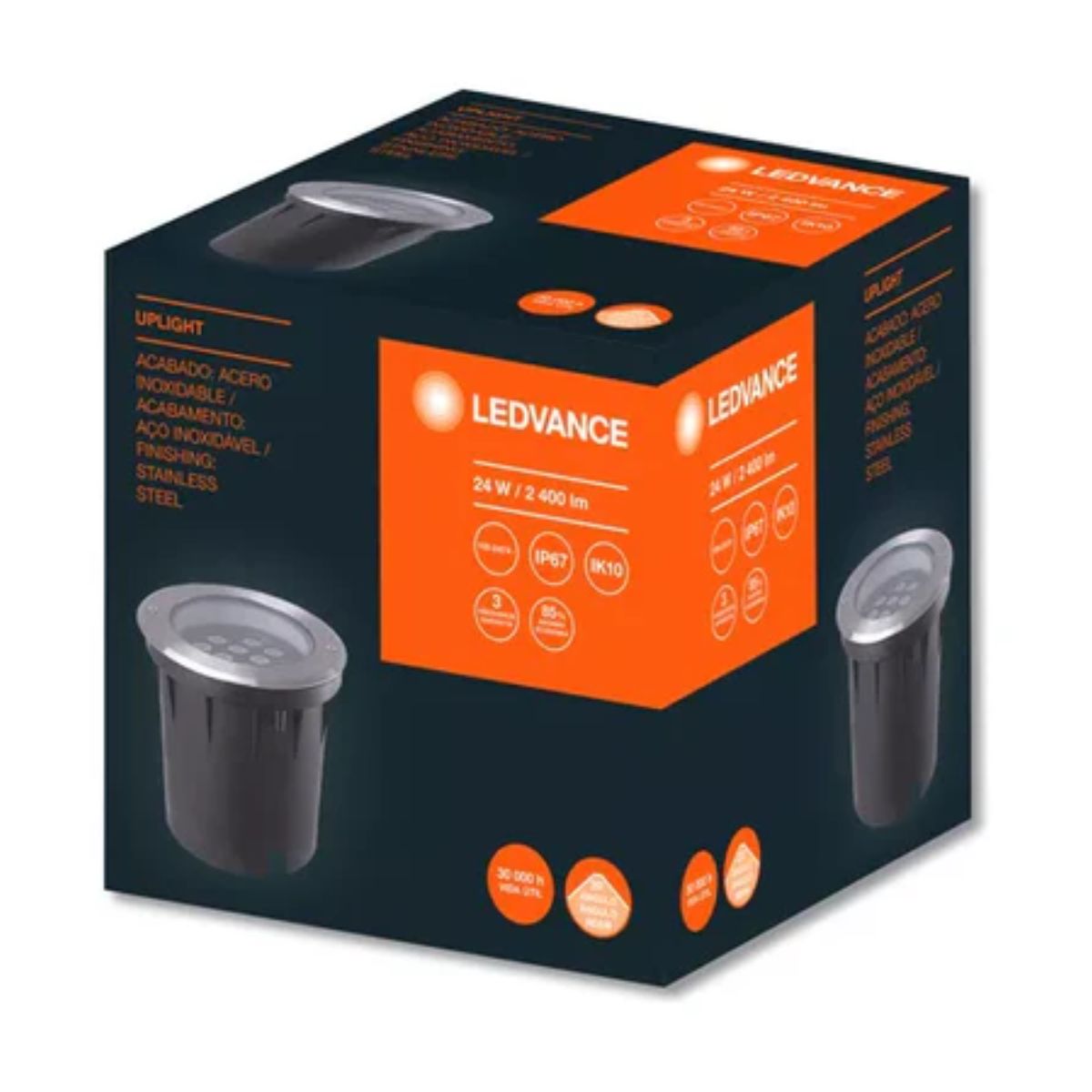 7017369 LEDVANCE UPLIGHT 24W 3000K 20° IP67 100-240V