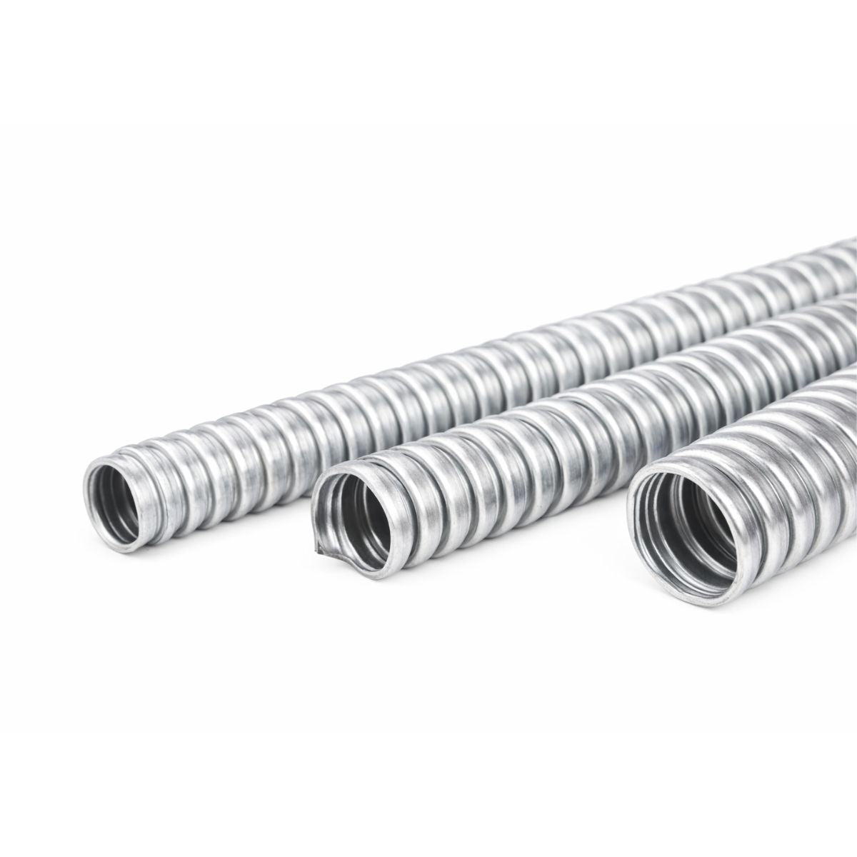 Tuberia flexible galvanizada 1 1/4" sin forro