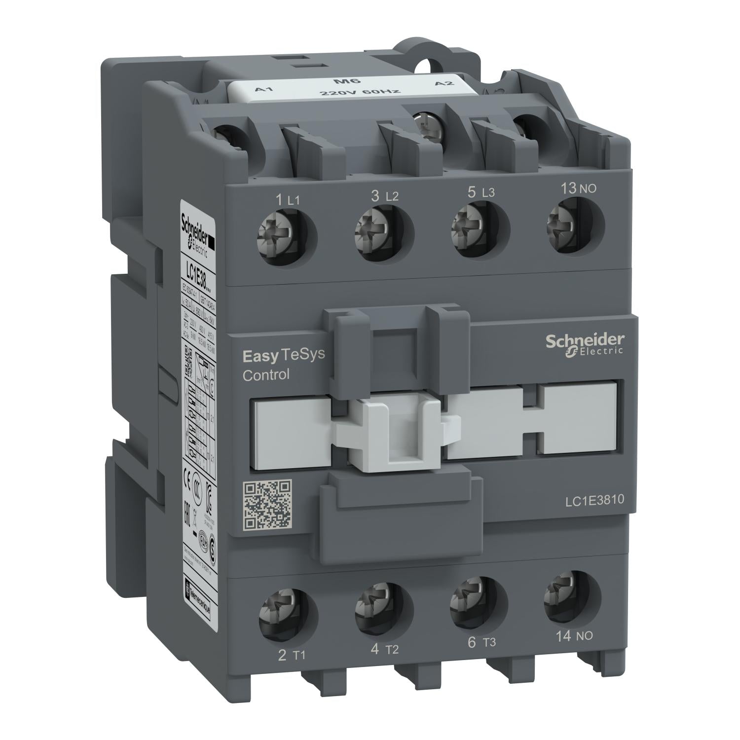 LC1E3810M6-Contactor-EasyPact-TVS-3P(3-NO)-AC3-38A-220-VAC