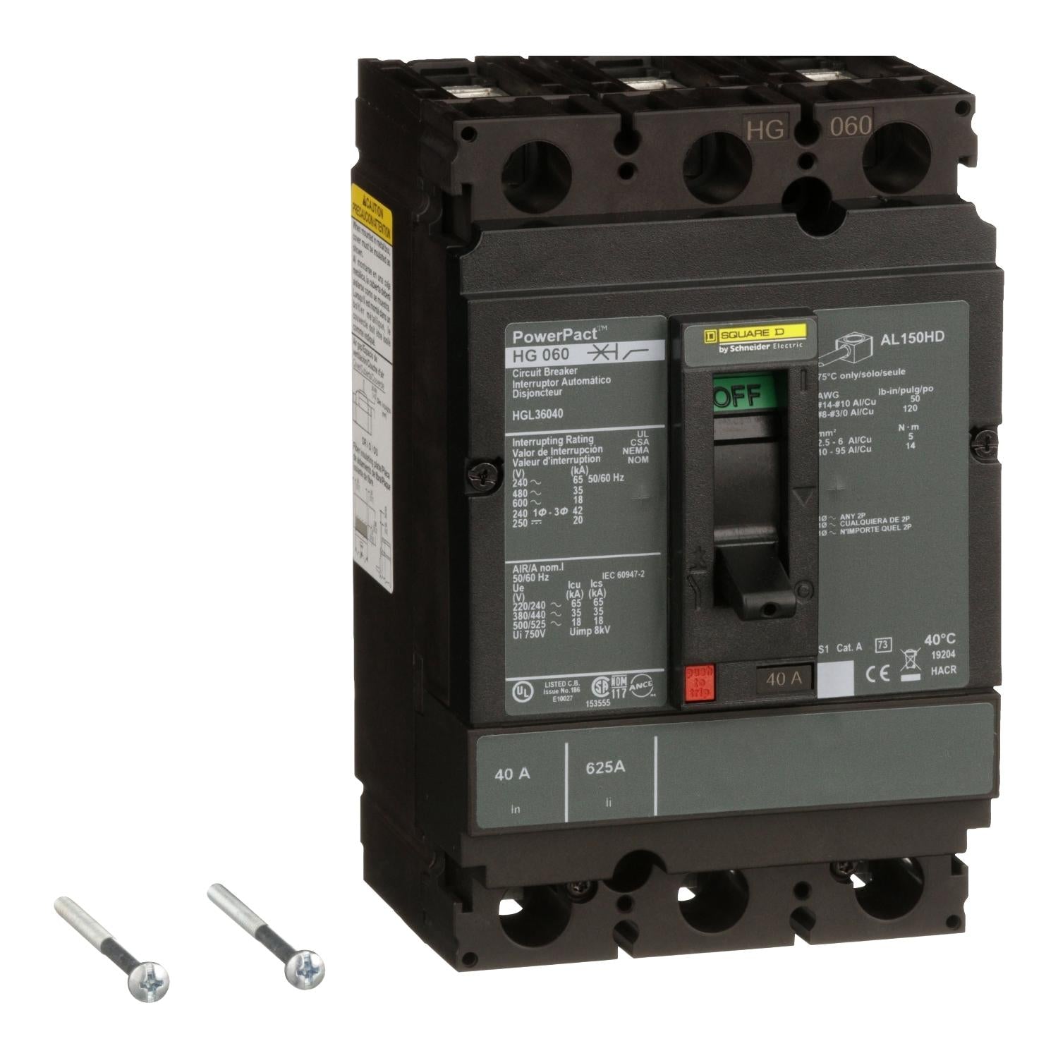 HJL36040-Interruptor-caja-moldeada-UL-Powerpact-HJL-termomagnetico-40A-3P-65kA