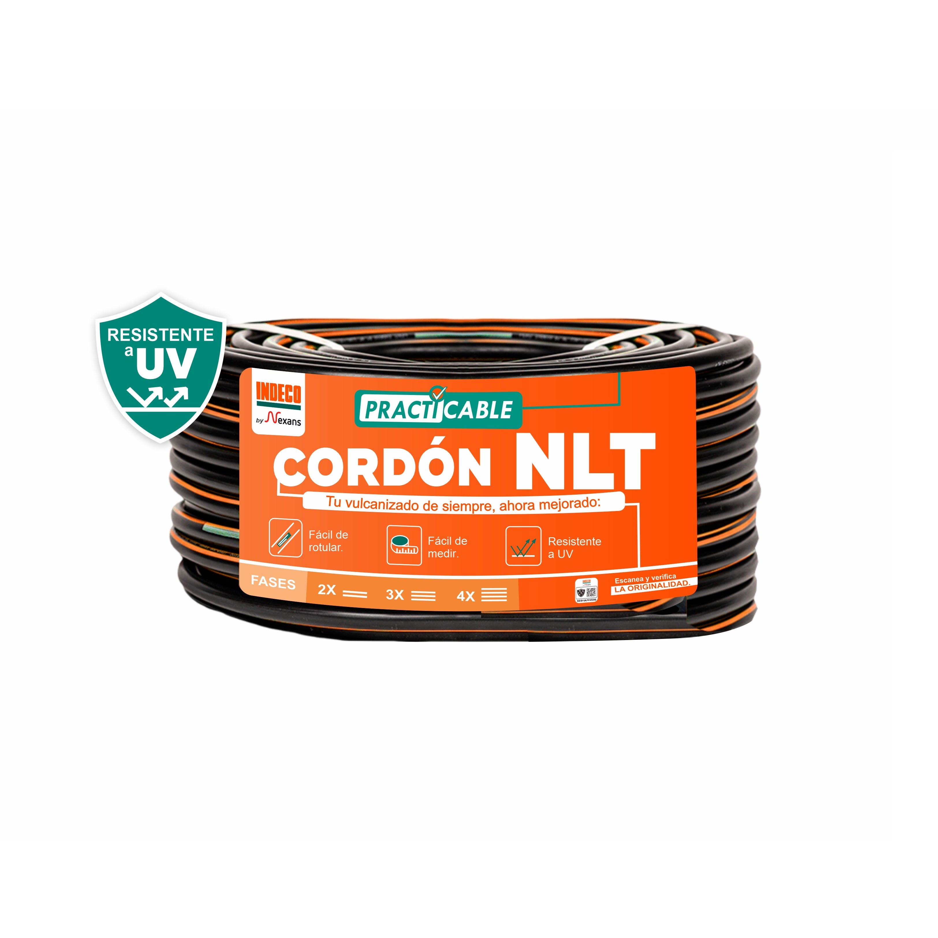 CABLE VULCANIZADO NLT 3x14AWG NEGRO 500V