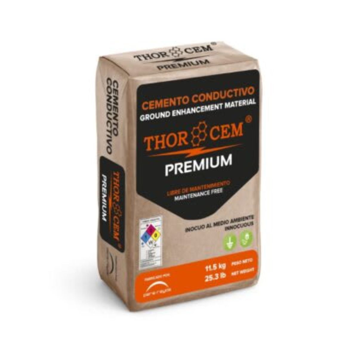 Cemento Conductivo Thorcem Premium X 11.5 Kg.