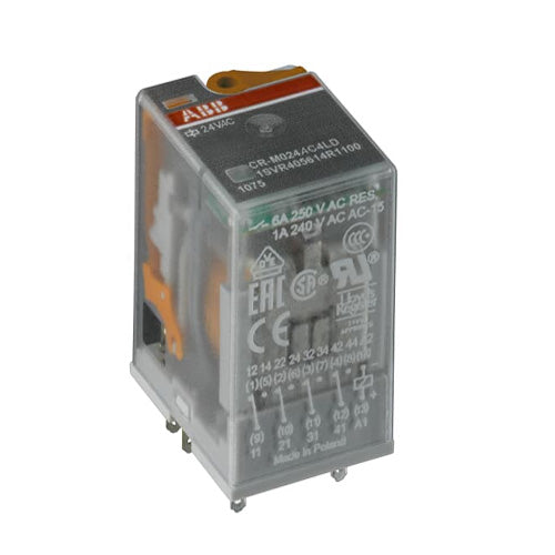 1SVR405613R3000-Relé-Conmutador-14-Pines-4NA/NC-6A-250VAC-CR-M230AC4
