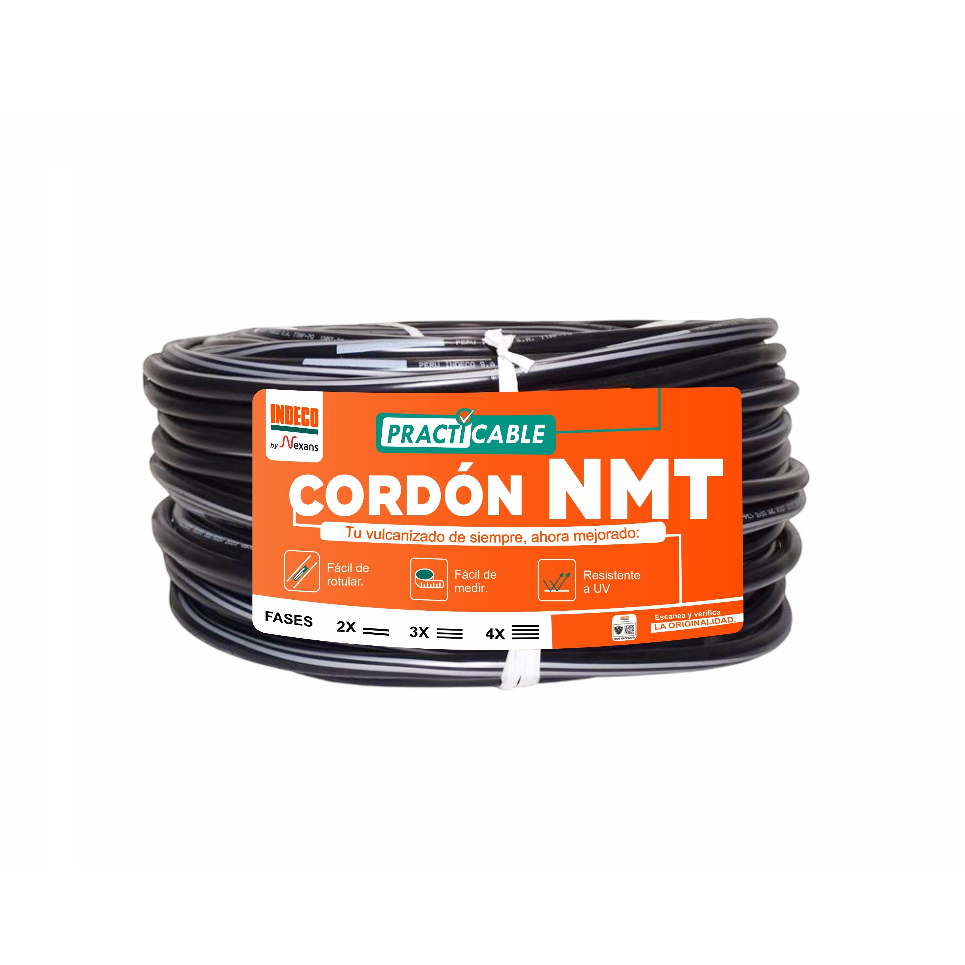 CABLE VULCANIZADO NMT 3x10AWG NEGRO 500V