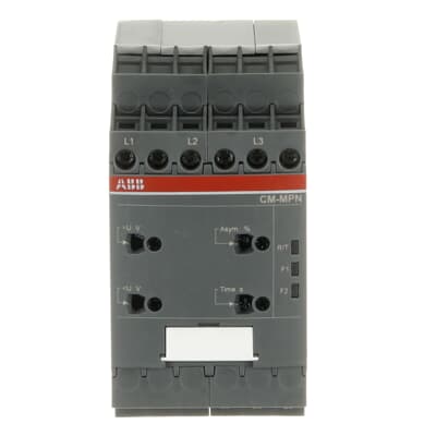 1SVR750487R8300-Rele-de-protección-multifunción-máx-y-mín-tensión,-pérdida,-desbalance-y-secuencia-de-fase,-3x350-580V,-2C/O