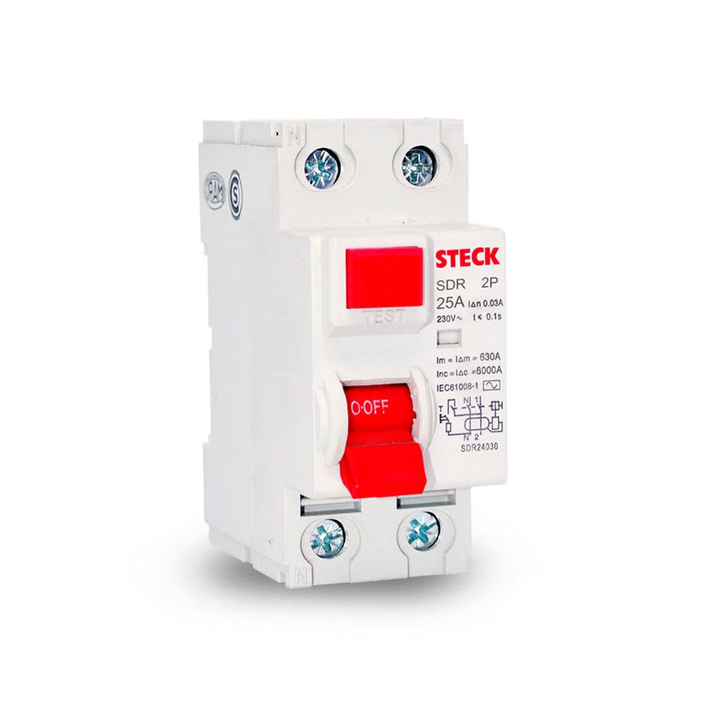 SDR22530A-INTERRUPTOR-DIFERENCIAL-2P-25A-30MA-230V-TIPO-A,-IEC61008