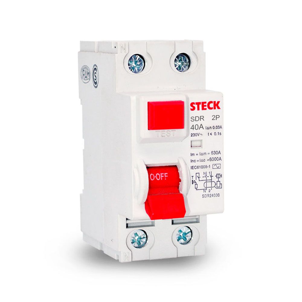 SDR24030A-INTERRUPTOR-DIFERENCIAL-2P-40A-30MA-230V-TIPO-A,-IEC61008