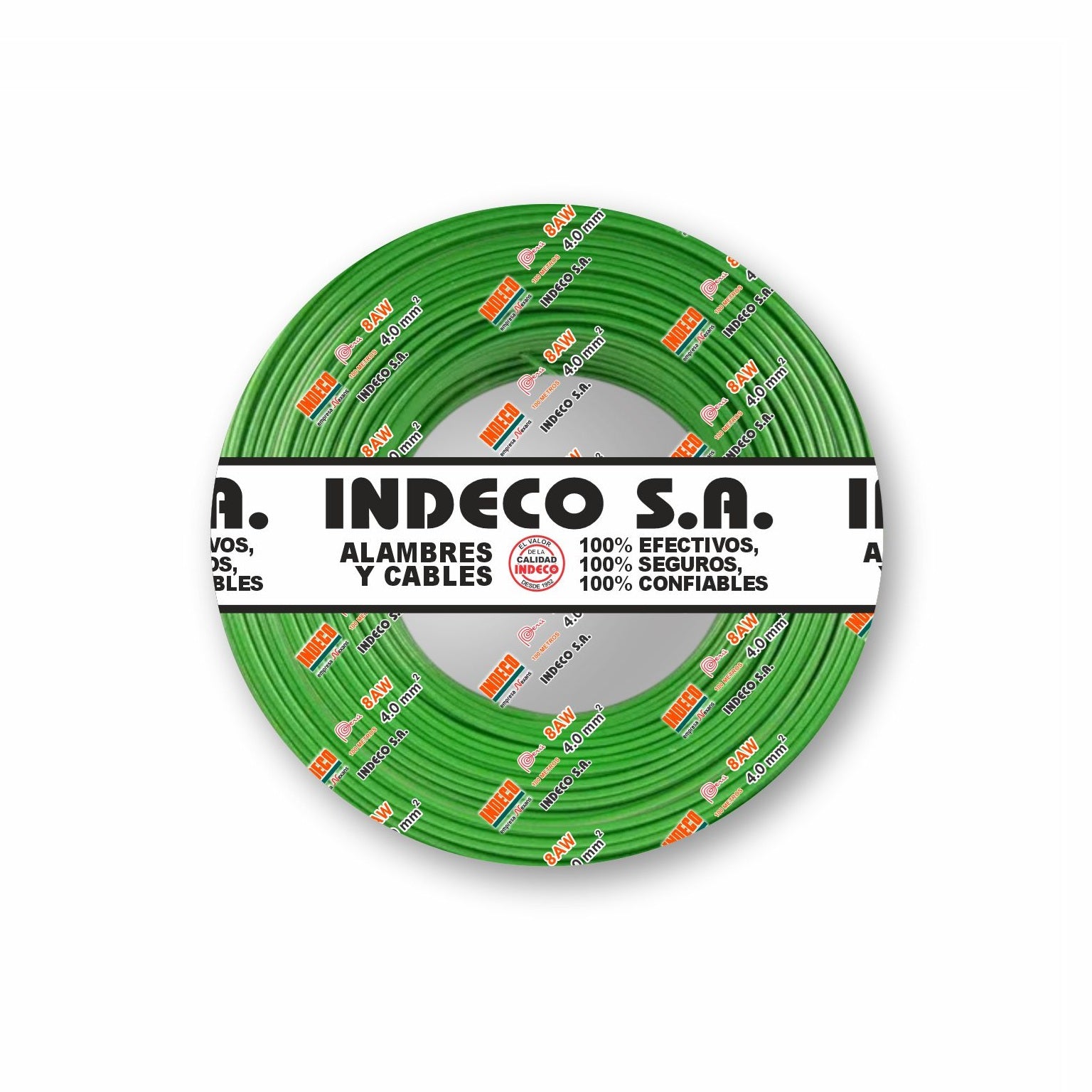 CABLE DE CONTROL GPT 8AWG. VERDE