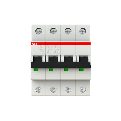 2CDS254001R0254 Interruptor Termomagnético S204-C25 4P 25A 6kA Curva C