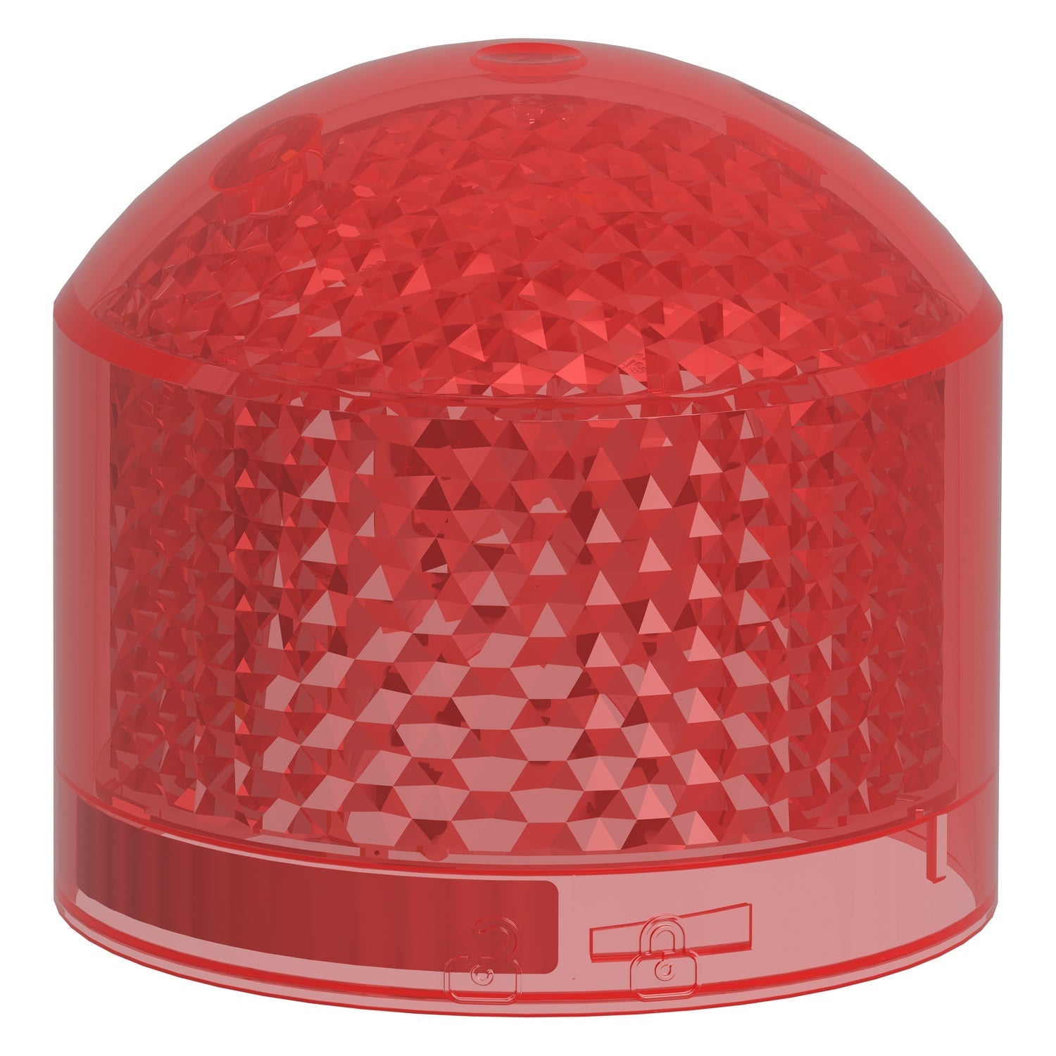 XVB7L24 Baliza, Harmony XVB7, roja, Ø70mm, fija, lente de color