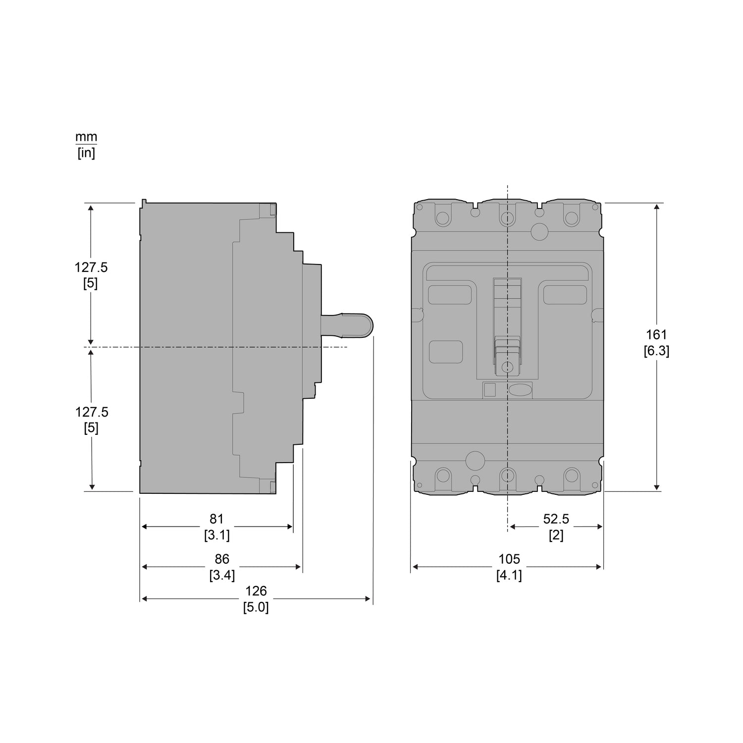 C25F3TM250 Interruptor Automático ComPact NSX250F TMD250 Regulable 175-250 A 3P3D