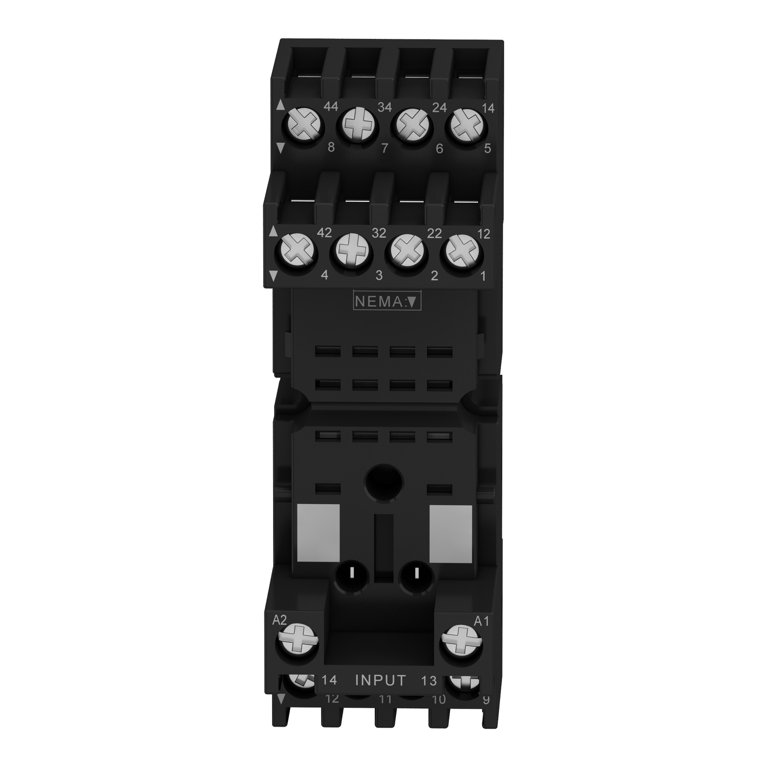 RXZE2M114M Abrazadera metalica de sujeción para relé Zelio RXZ Schneider