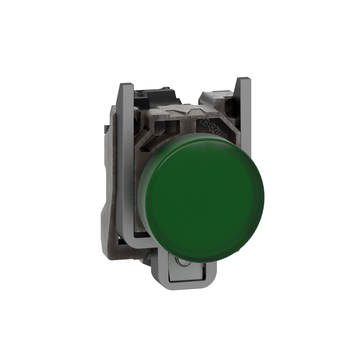 XB4BVM3-Luz-Piloto,-metalico,-Ø-22mm,-verde-LED-integrado,-230..240V-CA