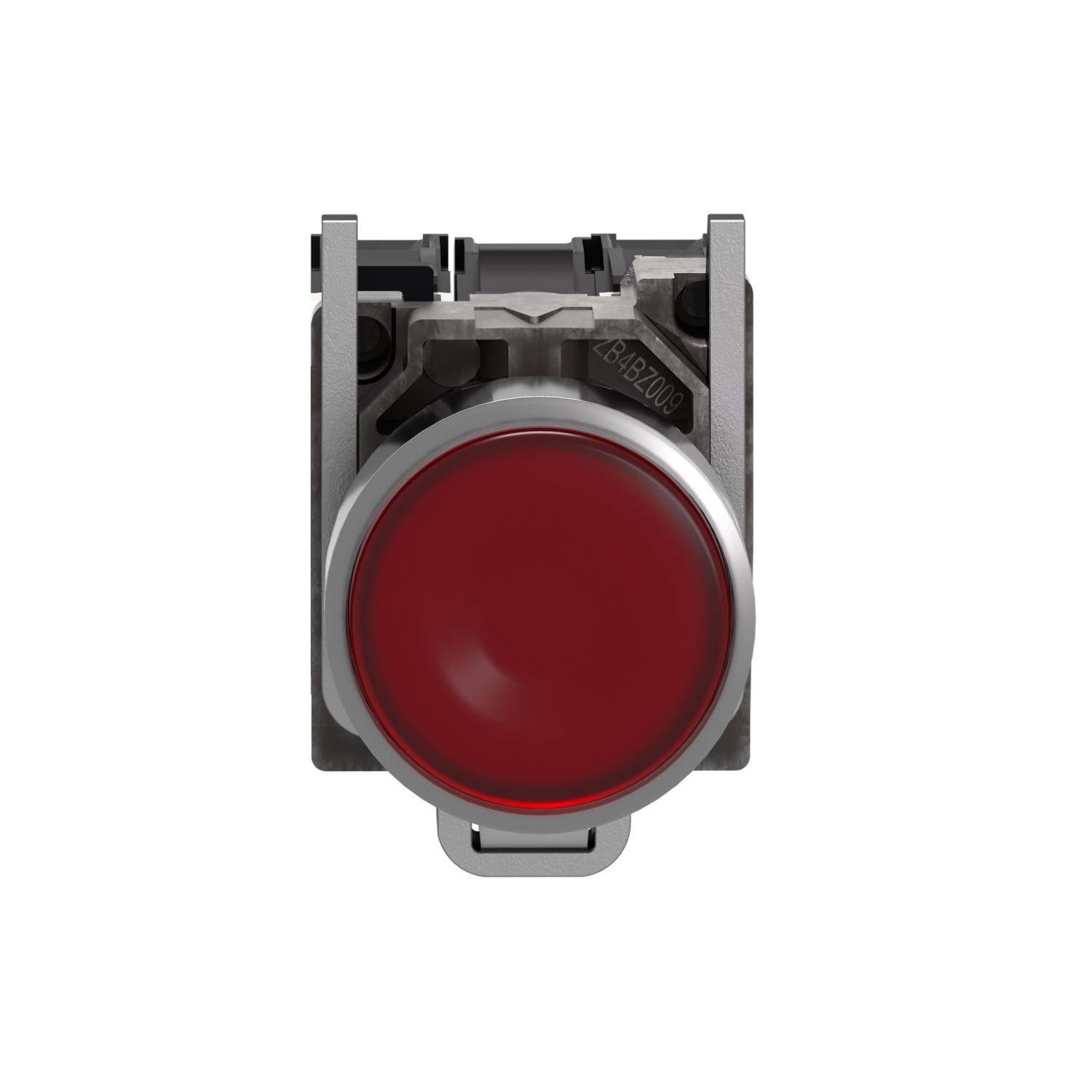 XB4BW34G5-Harmony-XB4,-Pulsador-Iluminado,-metal,-rojo,-Ø22,-110...120-V-AC,-1-NO-+-1-NC