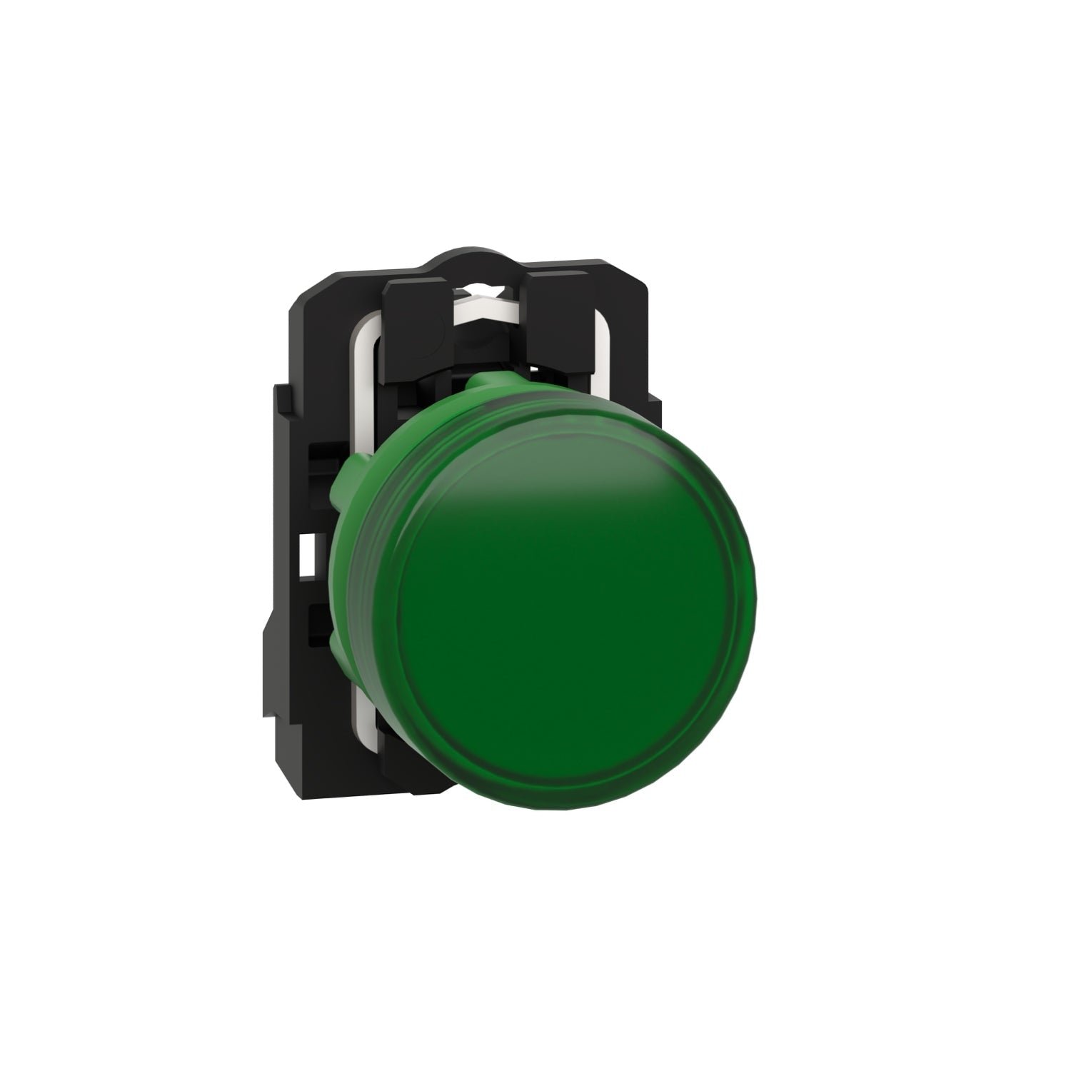 XB5AVB3-Harmony-XB5,-Luz-Piloto,-plastic,-green,-Ø22,-plain-lens-with-integral-LED,-24-V-AC/DC