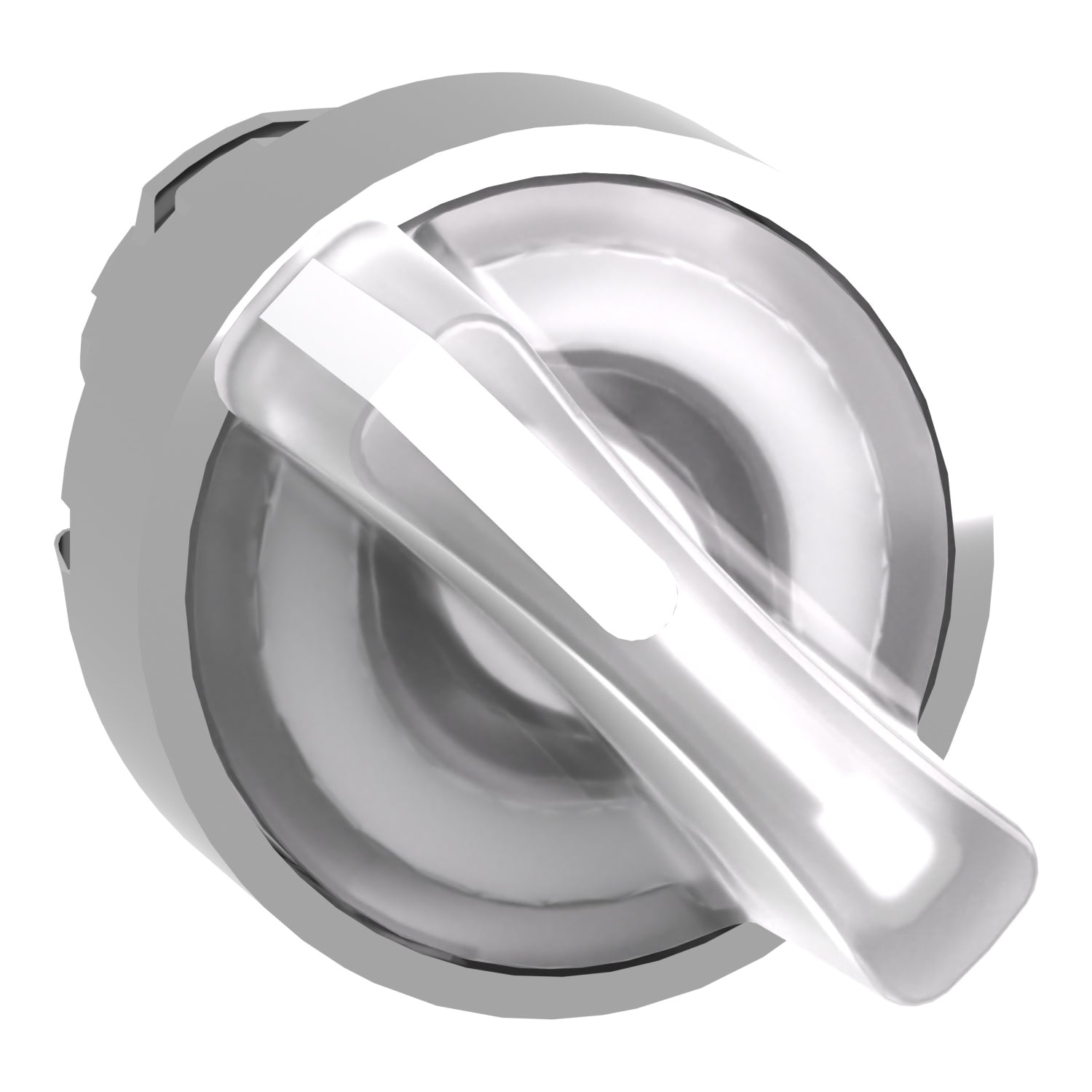 ZB4BK1213-Cabezal-interruptor-selector-luminoso,-2-posiciones,-Ø-22mm,-blanco