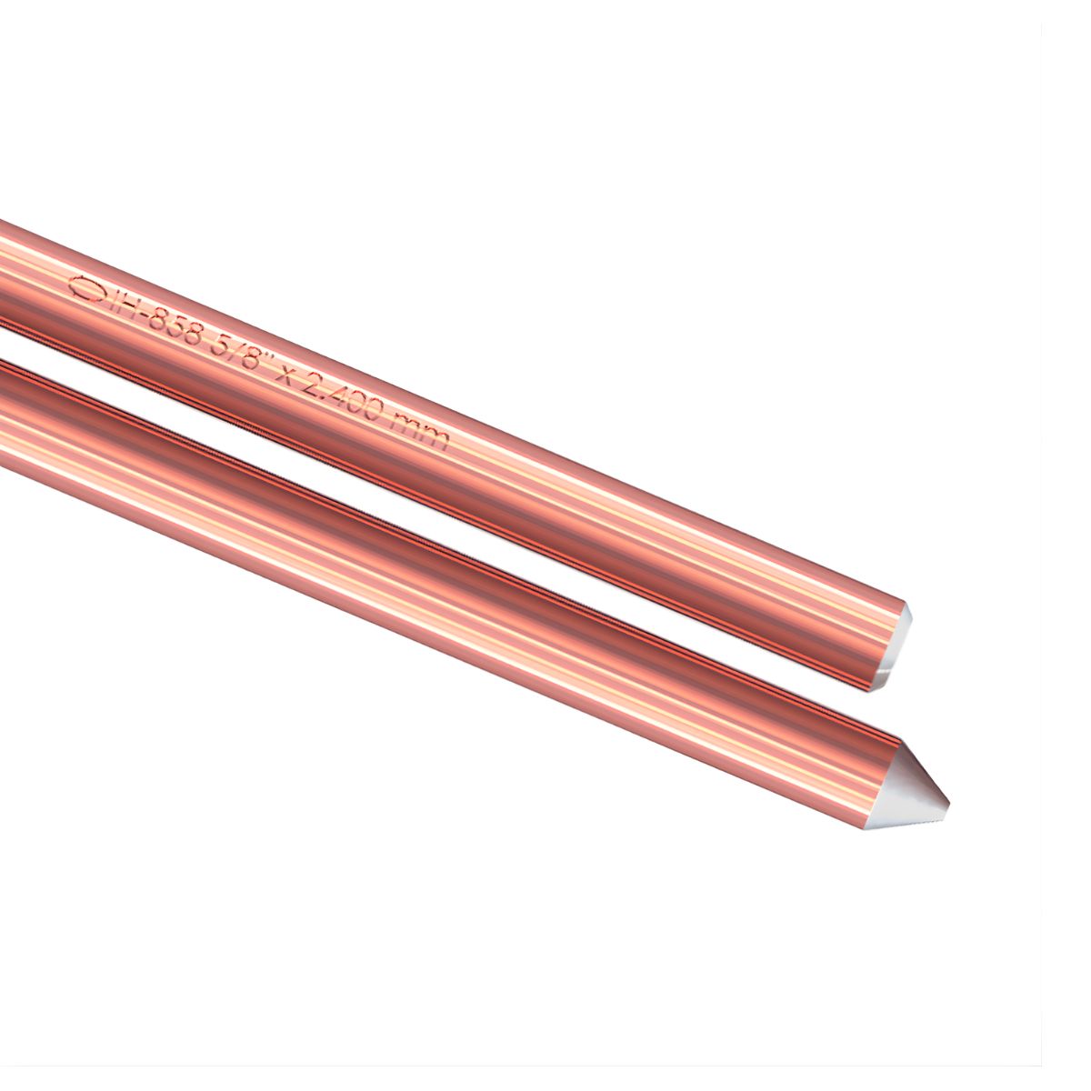 IH-858 Varilla Copperweld 5/8 x 2.4 Mts.UL 254microns