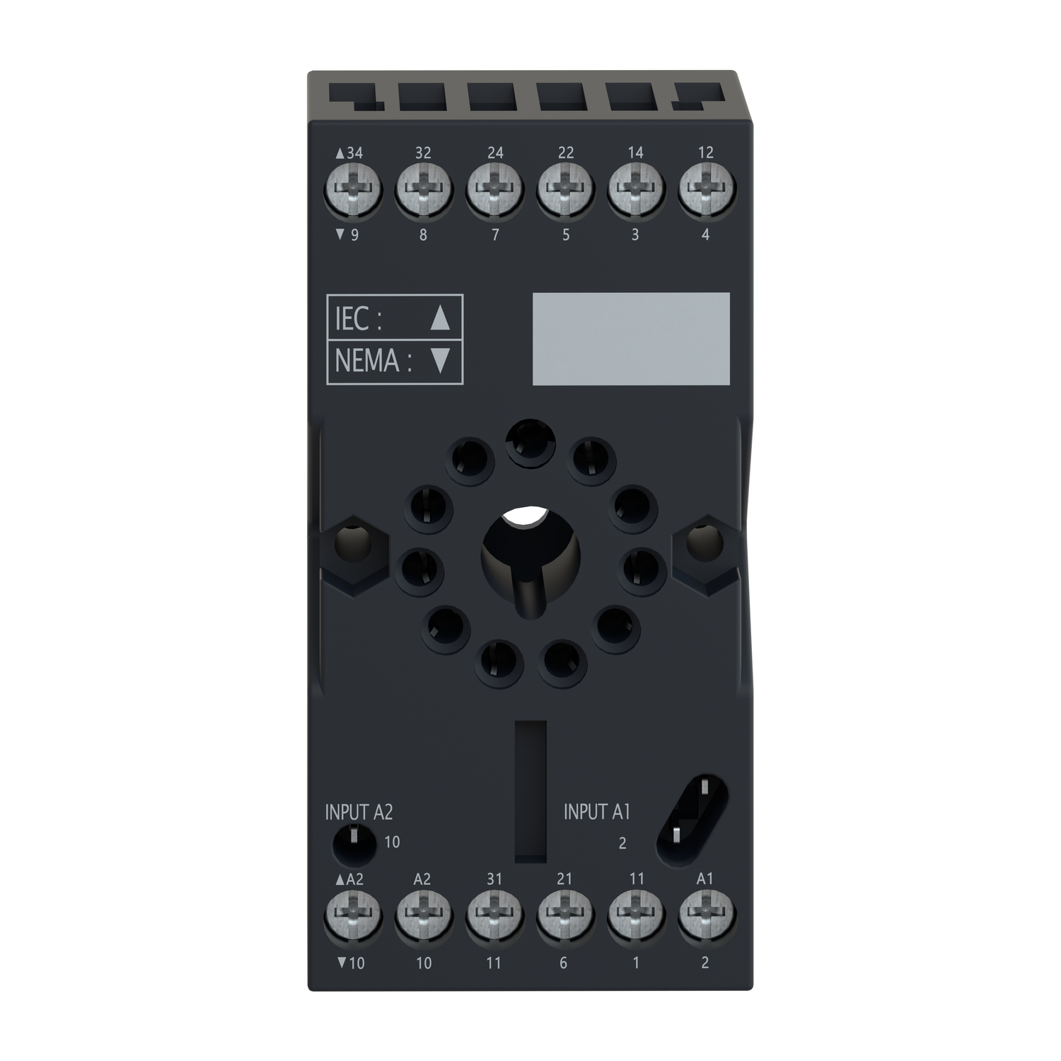 RUZC3M-Toma-para-relé-universal-Zelio-RUZ-con-contactos-mixtos-conectores