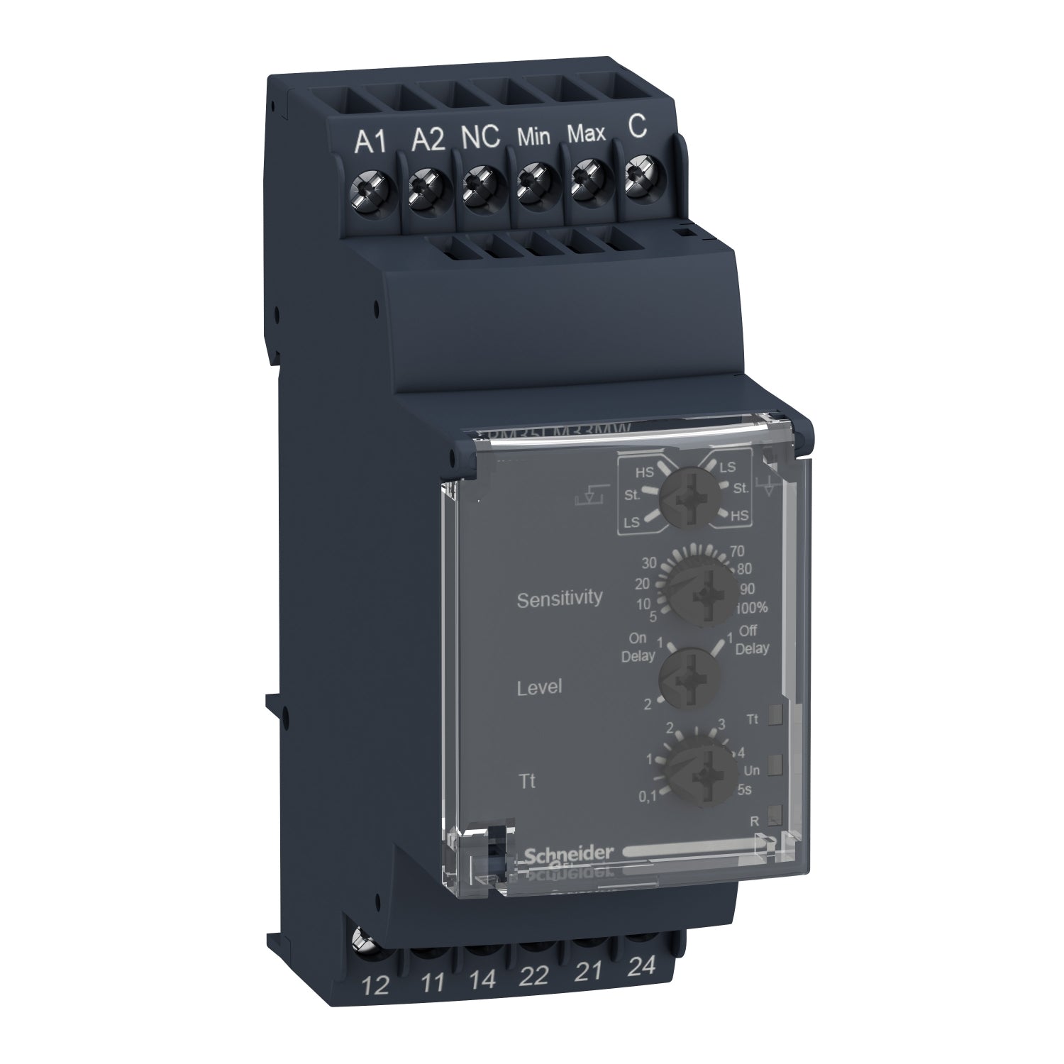 RM35LM33MW-Relé-de-control-de-nivel-liquido,-5A,-2-CO,-24...240-V-CA/CC