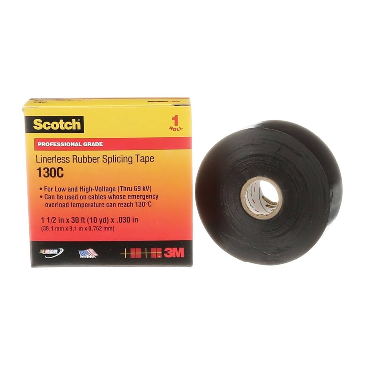 130C Cinta Autofundente Scotch 130c 1 1/2"X9.15mts 69kv