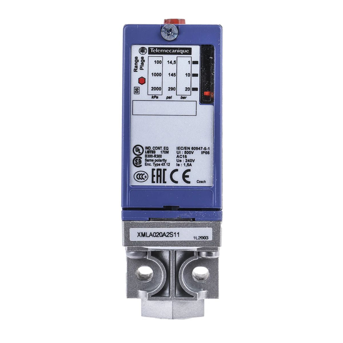 XMLA020A2S11 Interruptor De Presión Electromecánico OsiSense XM