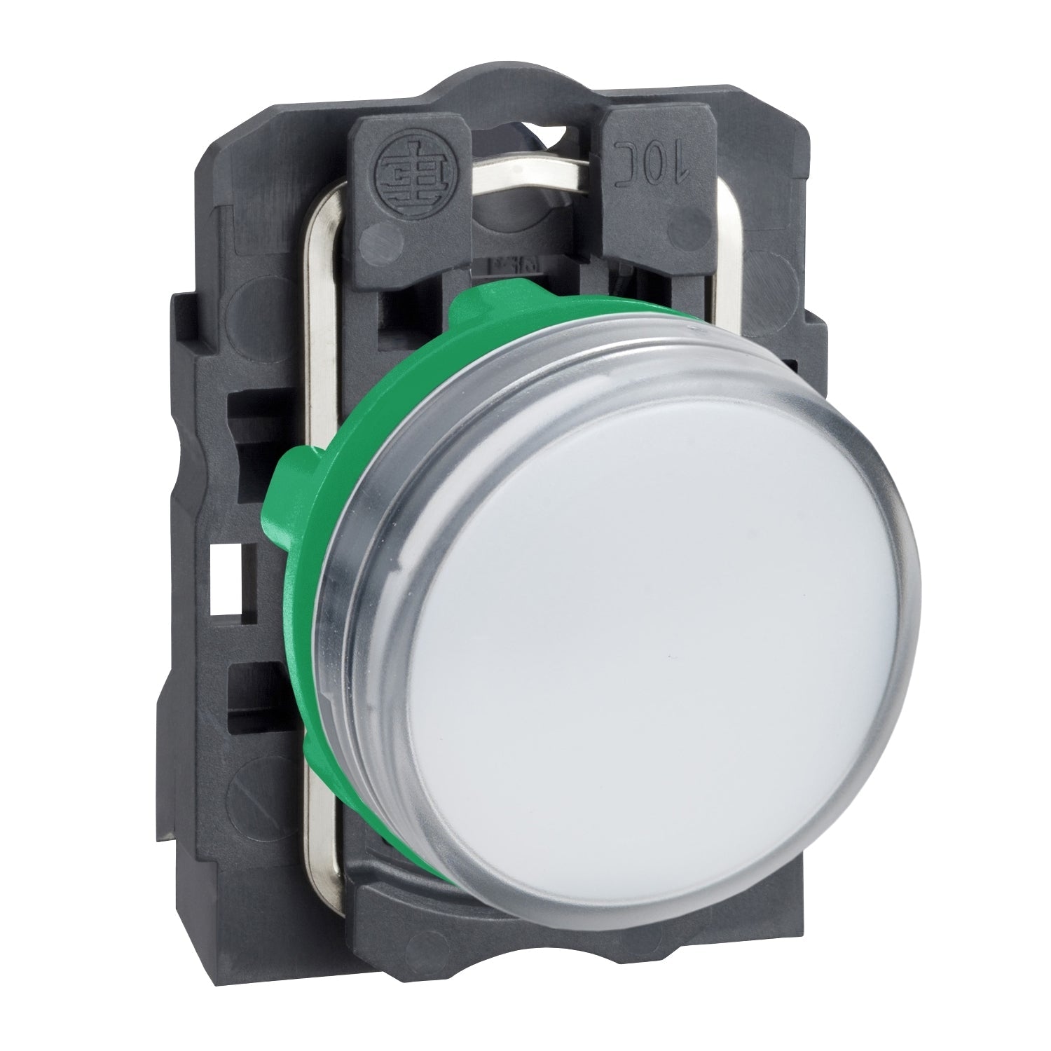 XB5AVG1-Luz-piloto-redonda-blanco-Ø-22mm,-IP65,-LED-integrado,-120-V